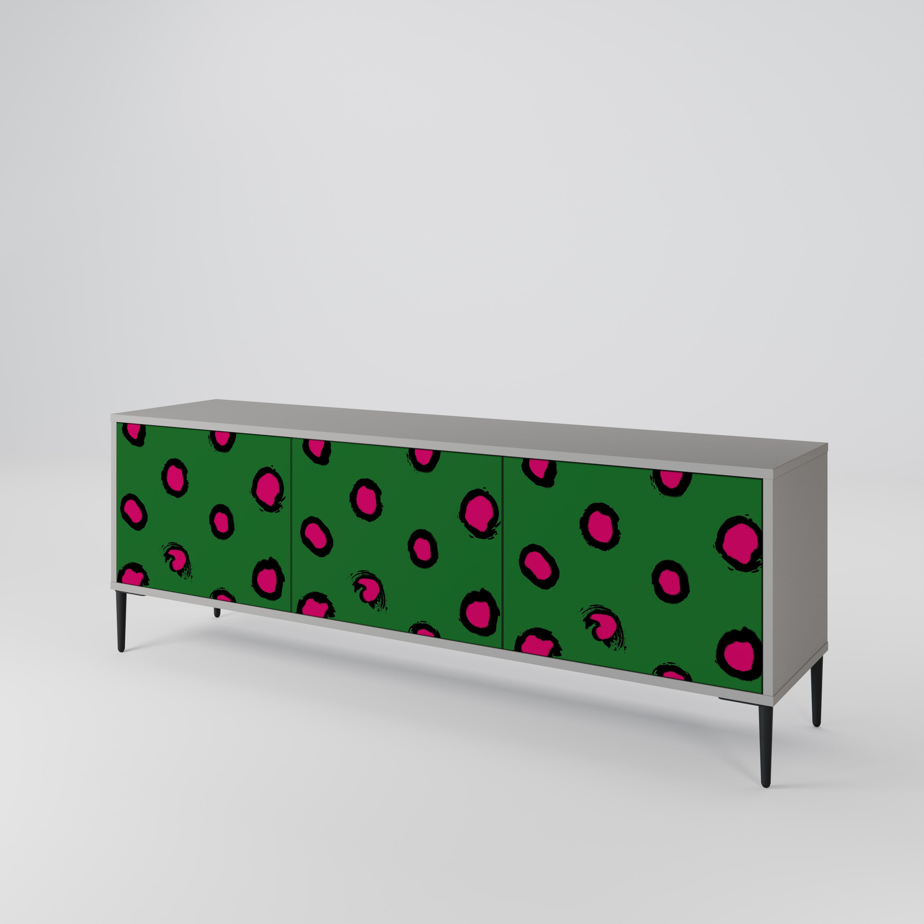 FUNKY SPOTS 3-Door TV Cabinet