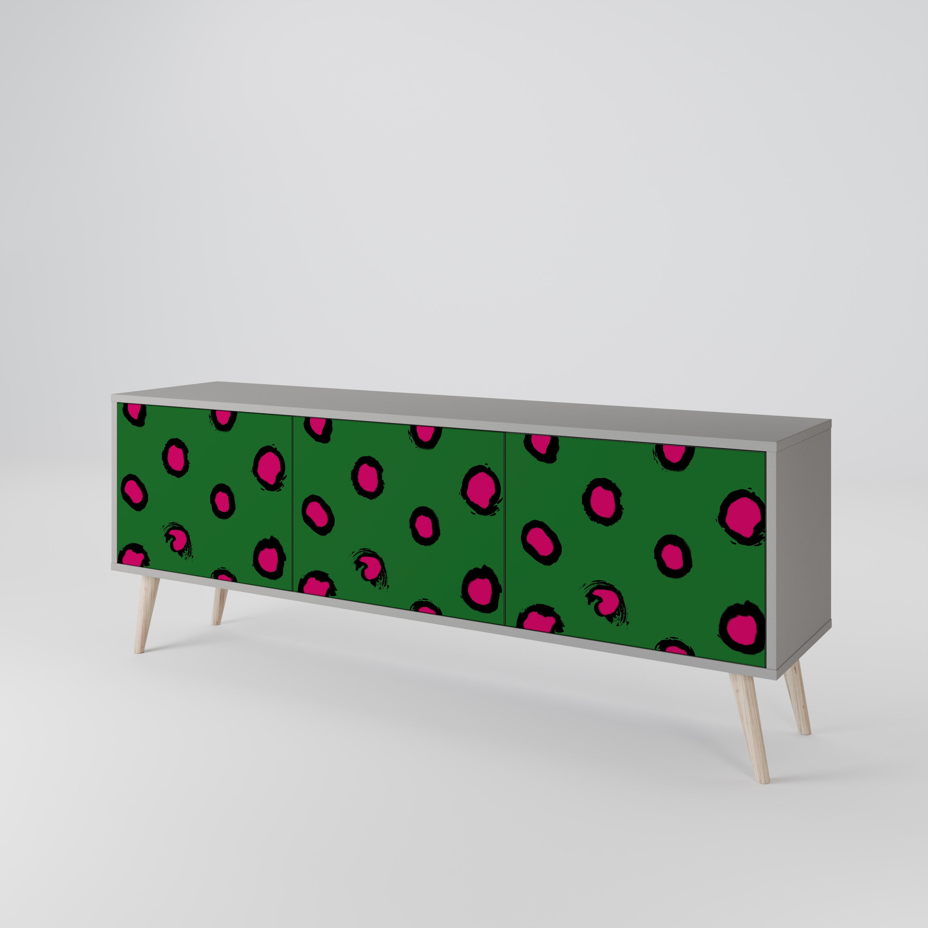 FUNKY SPOTS 3-Door TV Cabinet