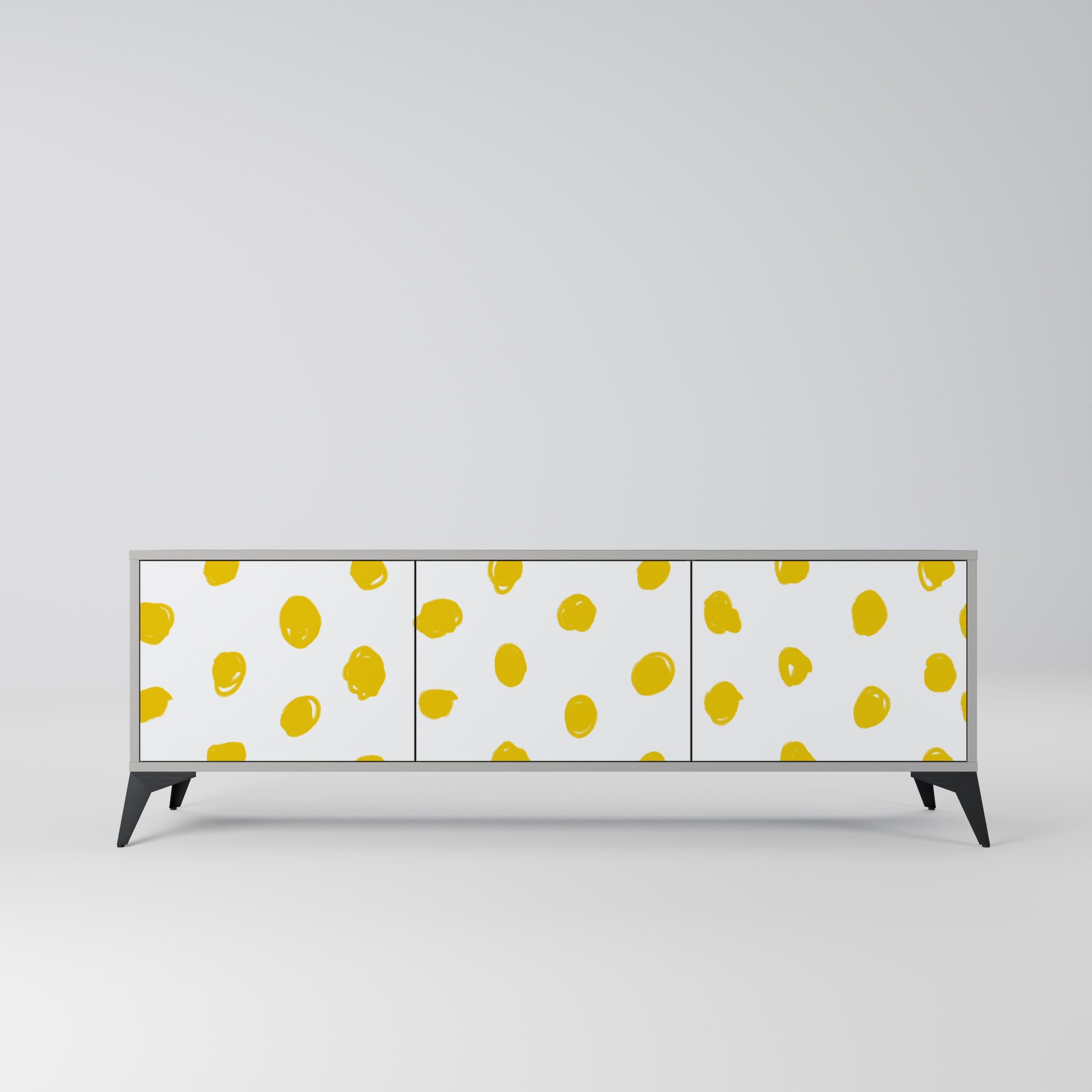 RADIANT REVERIE TV-Lowboard mit 3 Türen in Grau