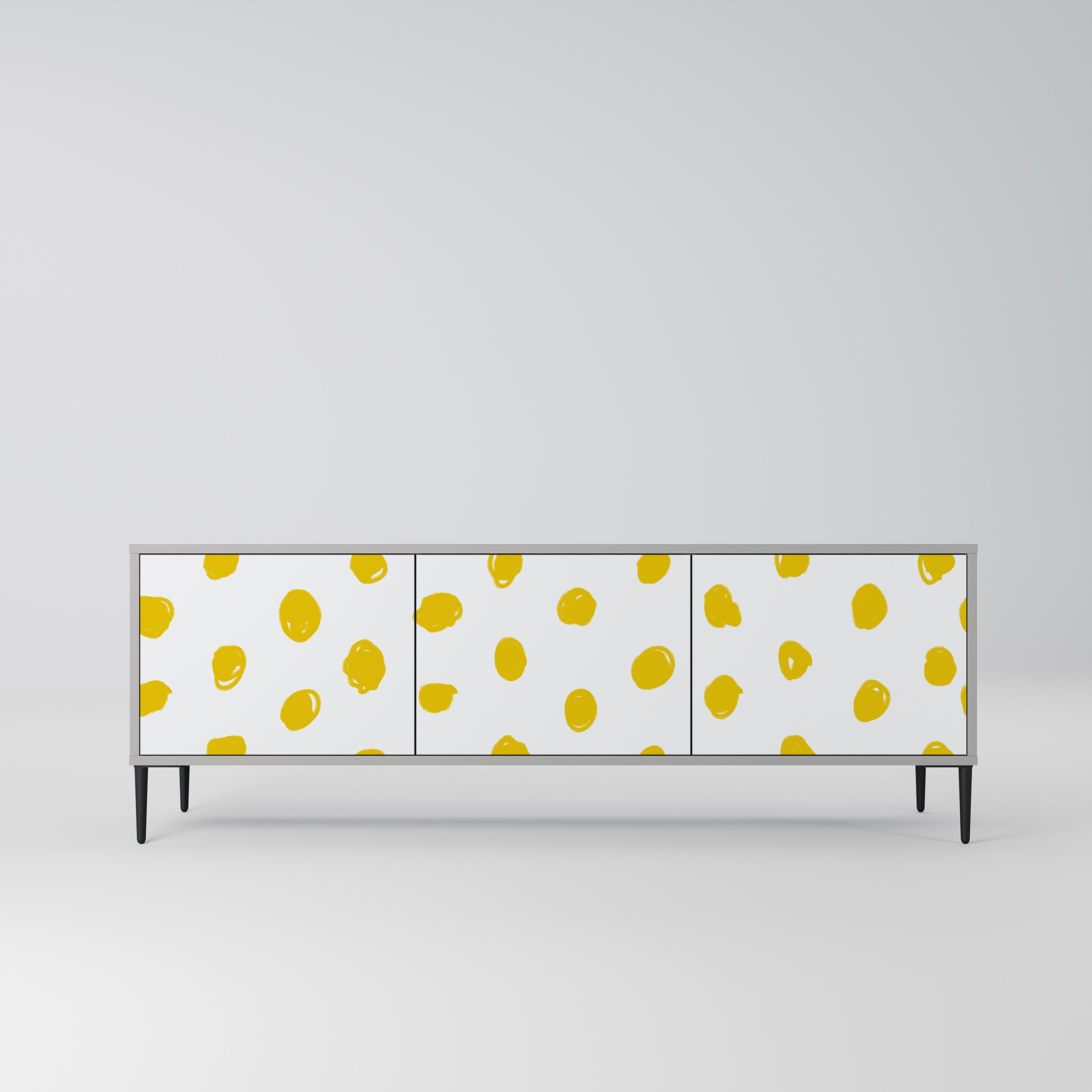 RADIANT REVERIE TV-Lowboard mit 3 Türen in Grau