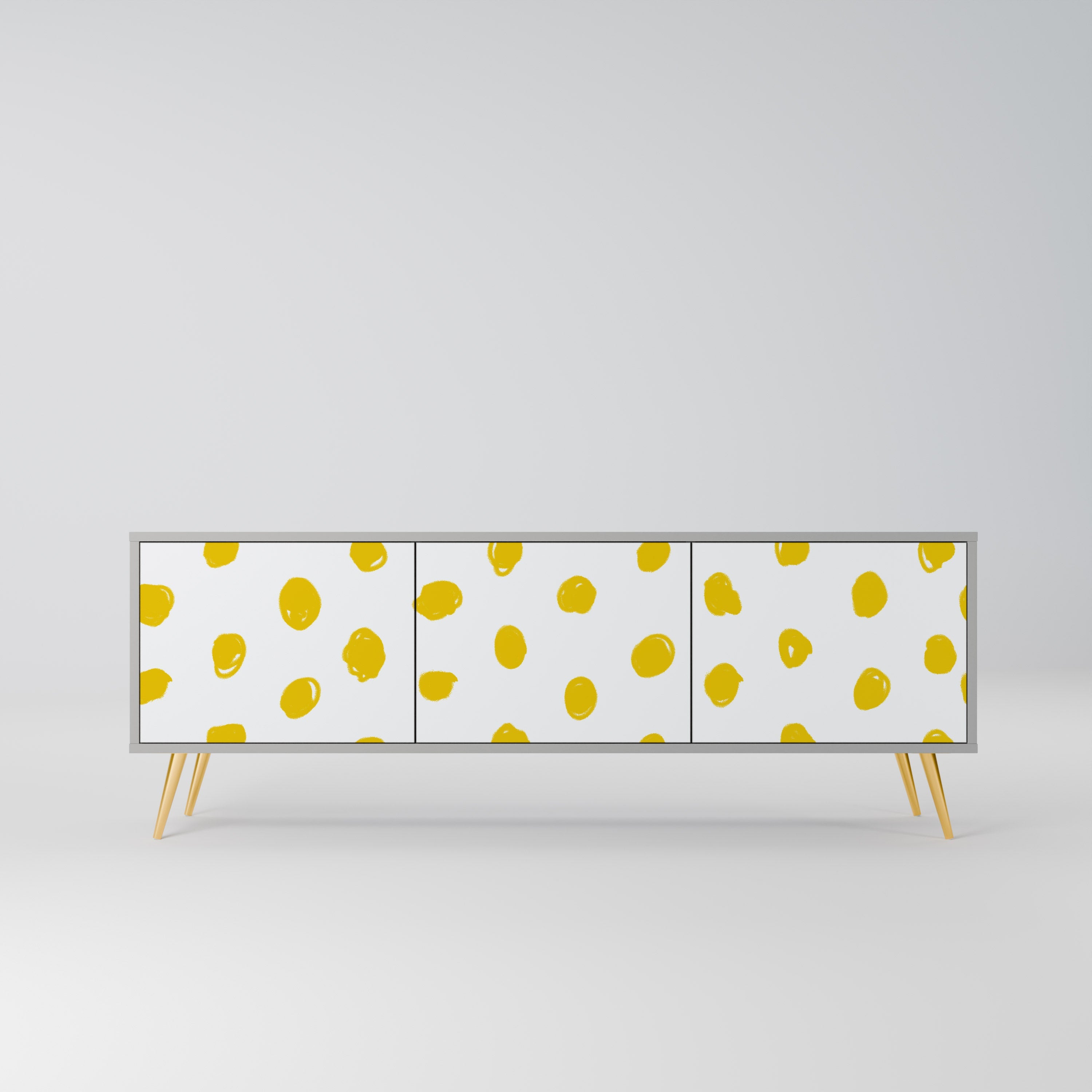 RADIANT REVERIE TV-Lowboard mit 3 Türen in Grau