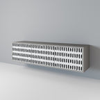 NIGHTY MELODIES TV-Lowboard mit 3 Türen in Grau