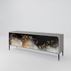 MARBLE OF TOMMORROW TV-Lowboard mit 3 Türen in Grau