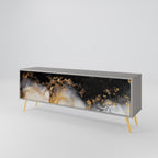 MARBLE OF TOMMORROW TV-Lowboard mit 3 Türen in Grau