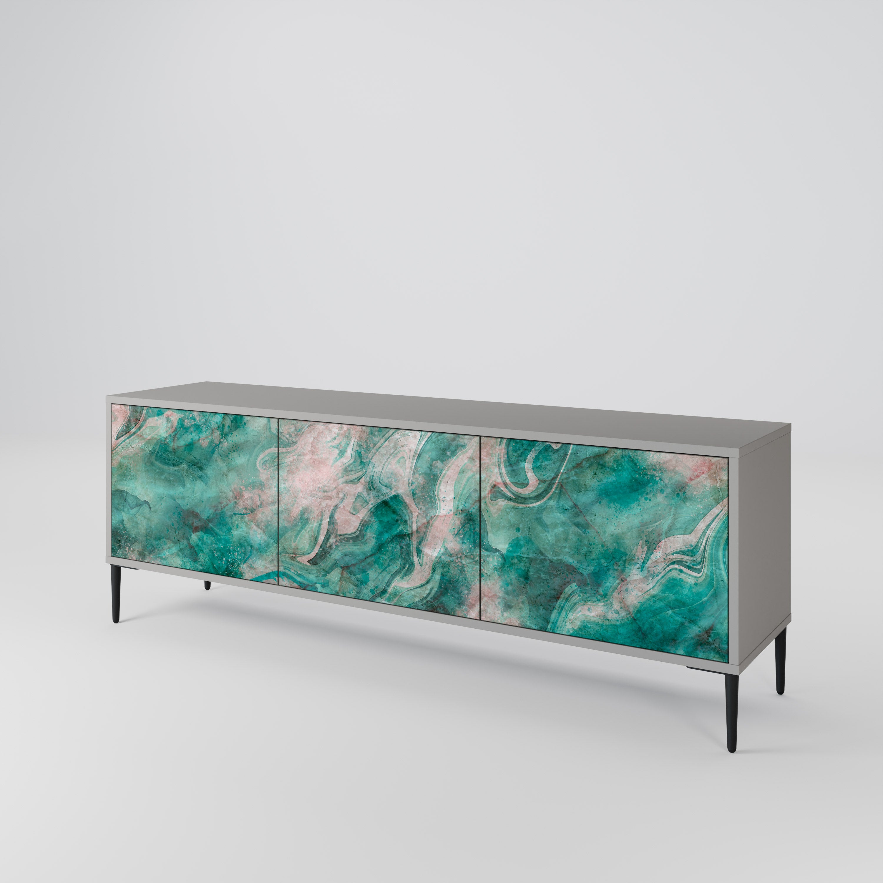 ABSTRACT ALCHEMY 3-Door TV Cabinet