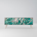 ABSTRACT ALCHEMY TV-Lowboard mit 3 Türen in Grau