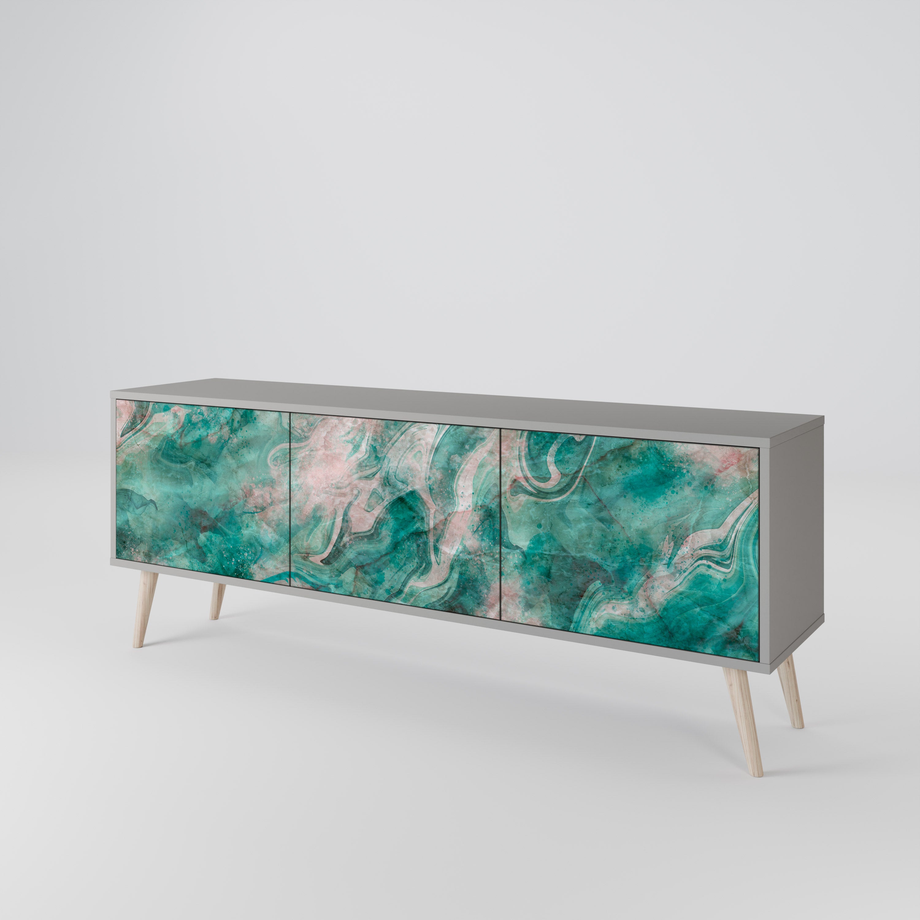 ABSTRACT ALCHEMY 3-Door TV Cabinet