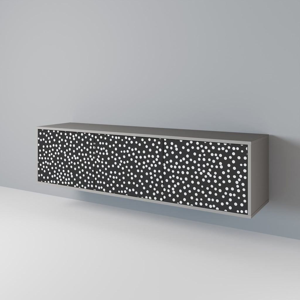 BLINDING LIGHTS TV-Lowboard mit 3 Türen in Grau