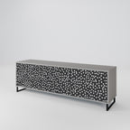 BLINDING LIGHTS TV-Lowboard mit 3 Türen in Grau