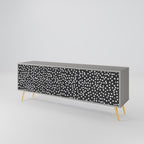 BLINDING LIGHTS TV-Lowboard mit 3 Türen in Grau