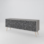 BLINDING LIGHTS TV-Lowboard mit 3 Türen in Grau