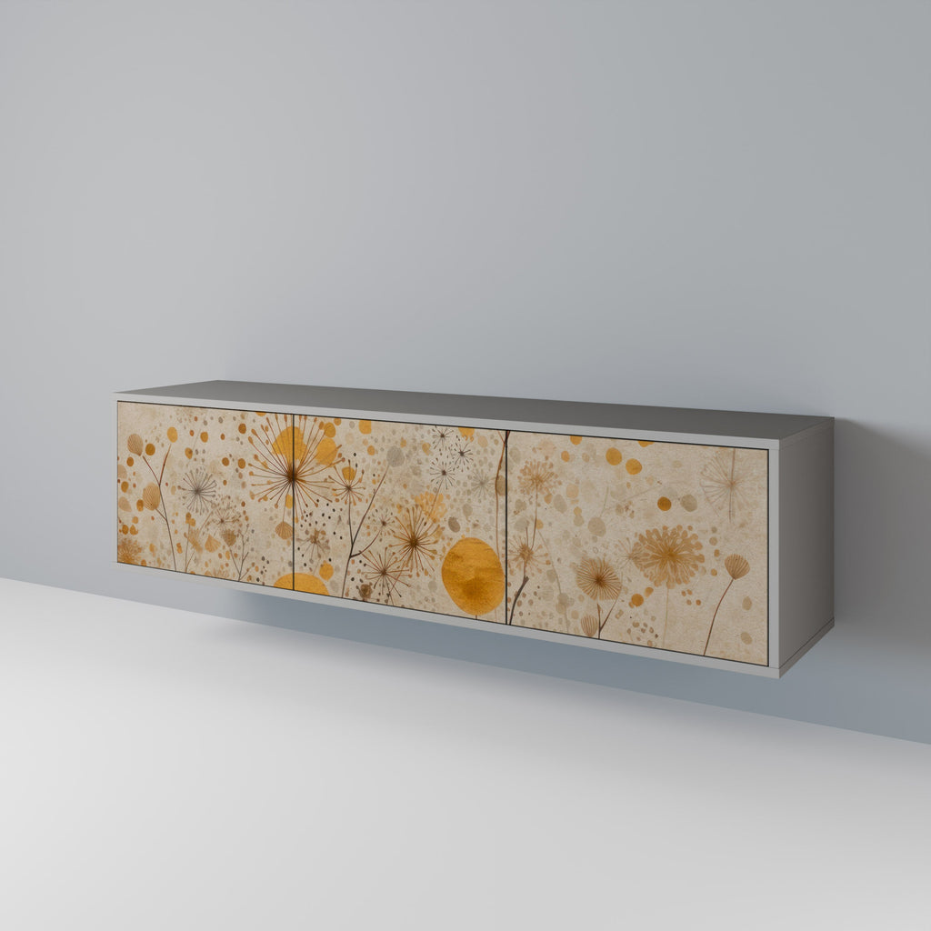 MORNING GLADE TV-Lowboard mit 3 Türen in Grau