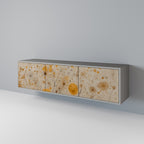 MORNING GLADE TV-Lowboard mit 3 Türen in Grau