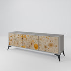 MORNING GLADE TV-Lowboard mit 3 Türen in Grau