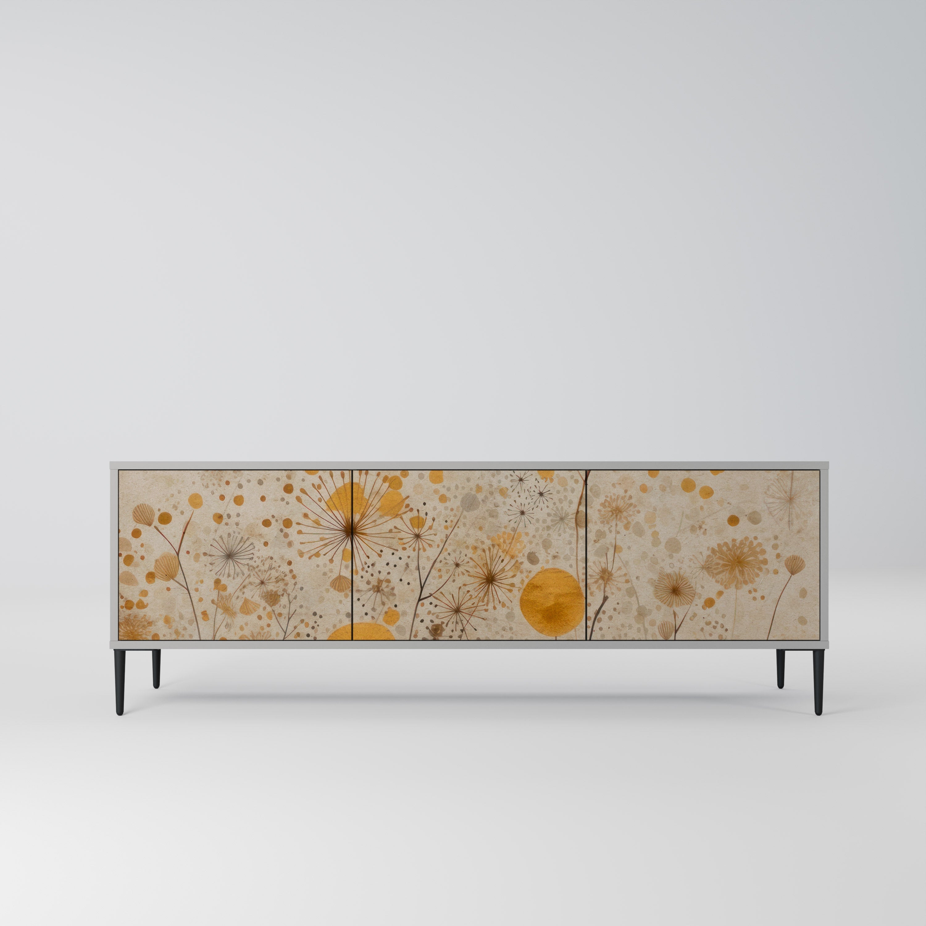 MORNING GLADE TV-Lowboard mit 3 Türen in Grau