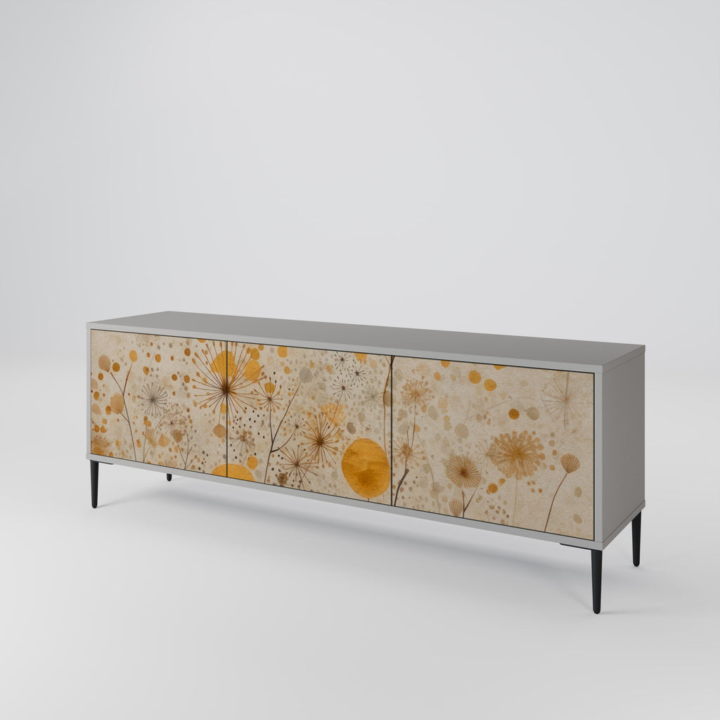 MORNING GLADE TV-Lowboard mit 3 Türen in Grau