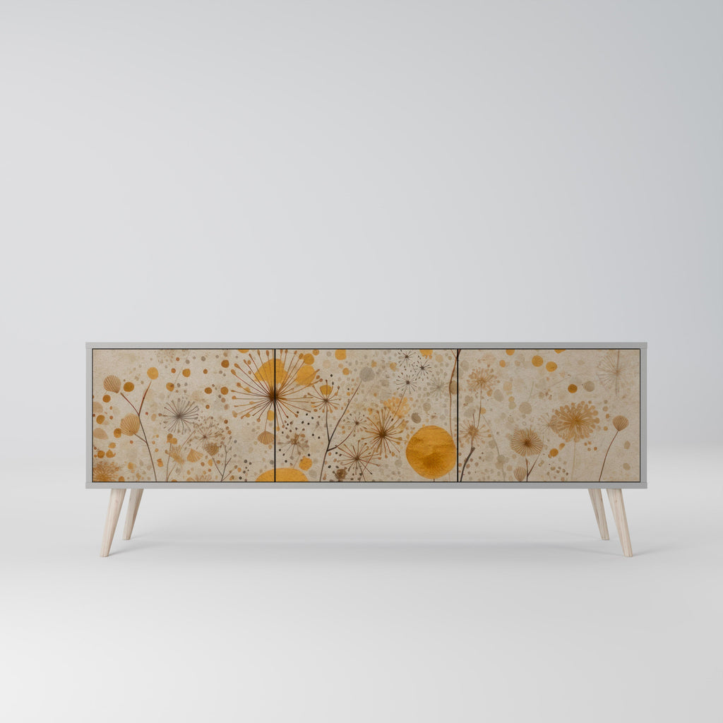 MORNING GLADE TV-Lowboard mit 3 Türen in Grau