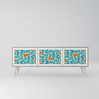 BE THE CHANGE TV-Lowboard mit 3 Türen in Grau