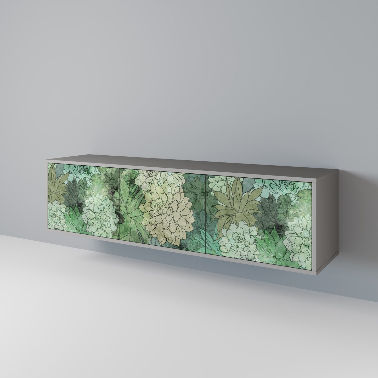 SUCCULENT CLUSTER 3-türiges TV-Lowboard