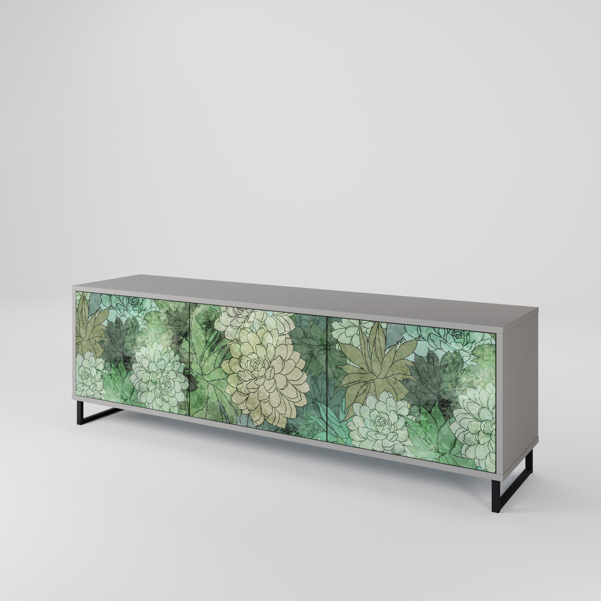 SUCCULENT CLUSTER 3-türiges TV-Lowboard