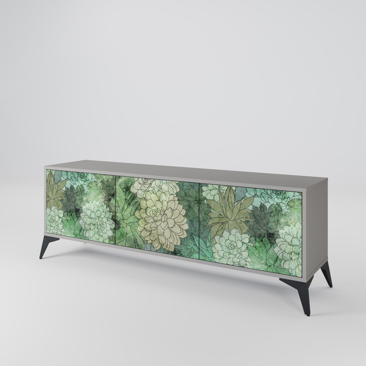 SUCCULENT CLUSTER 3-türiges TV-Lowboard