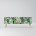 SUCCULENT CLUSTER TV-Lowboard mit 3 Türen in Grau