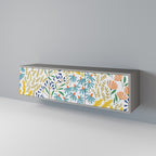 HELLO SPRING TV-Lowboard mit 3 Türen in Grau