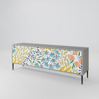 HELLO SPRING TV-Lowboard mit 3 Türen in Grau