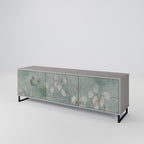 NIGHT LADY TV-Lowboard mit 3 Türen in Grau