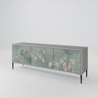 NIGHT LADY TV-Lowboard mit 3 Türen in Grau