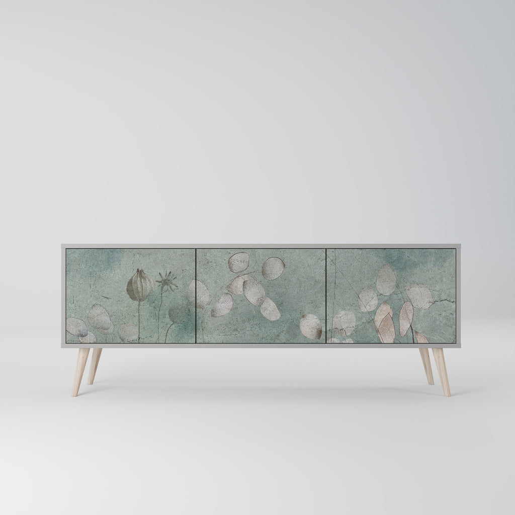 NIGHT LADY TV-Lowboard mit 3 Türen in Grau