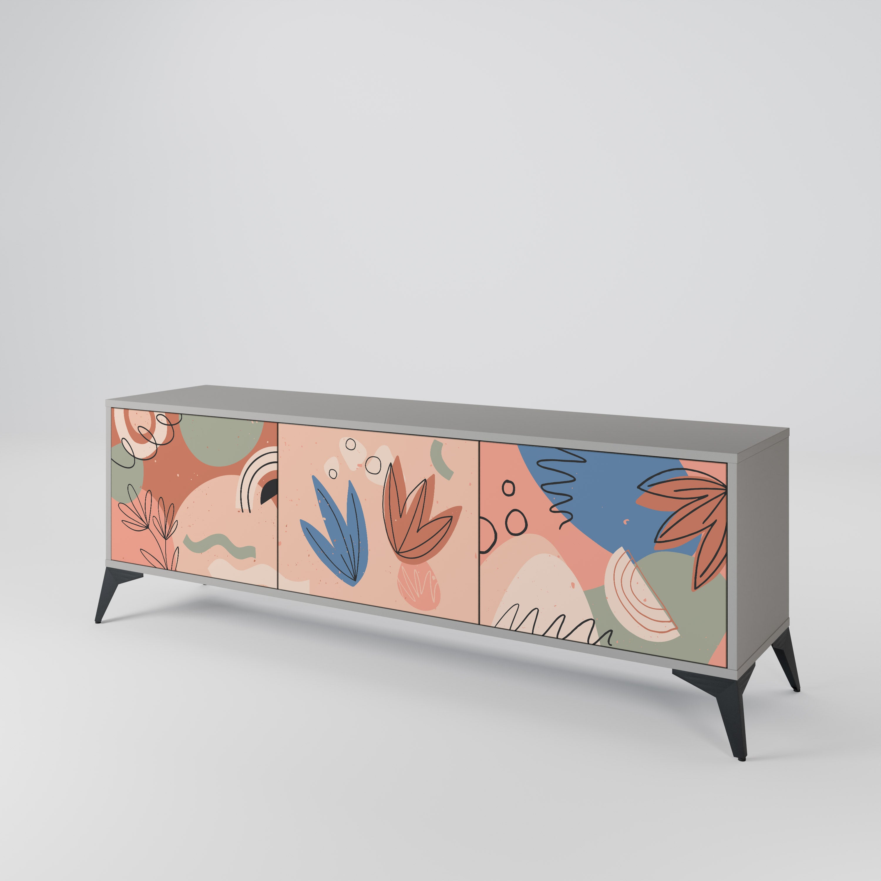 PASTEL DESTINY 3-Door TV Cabinet