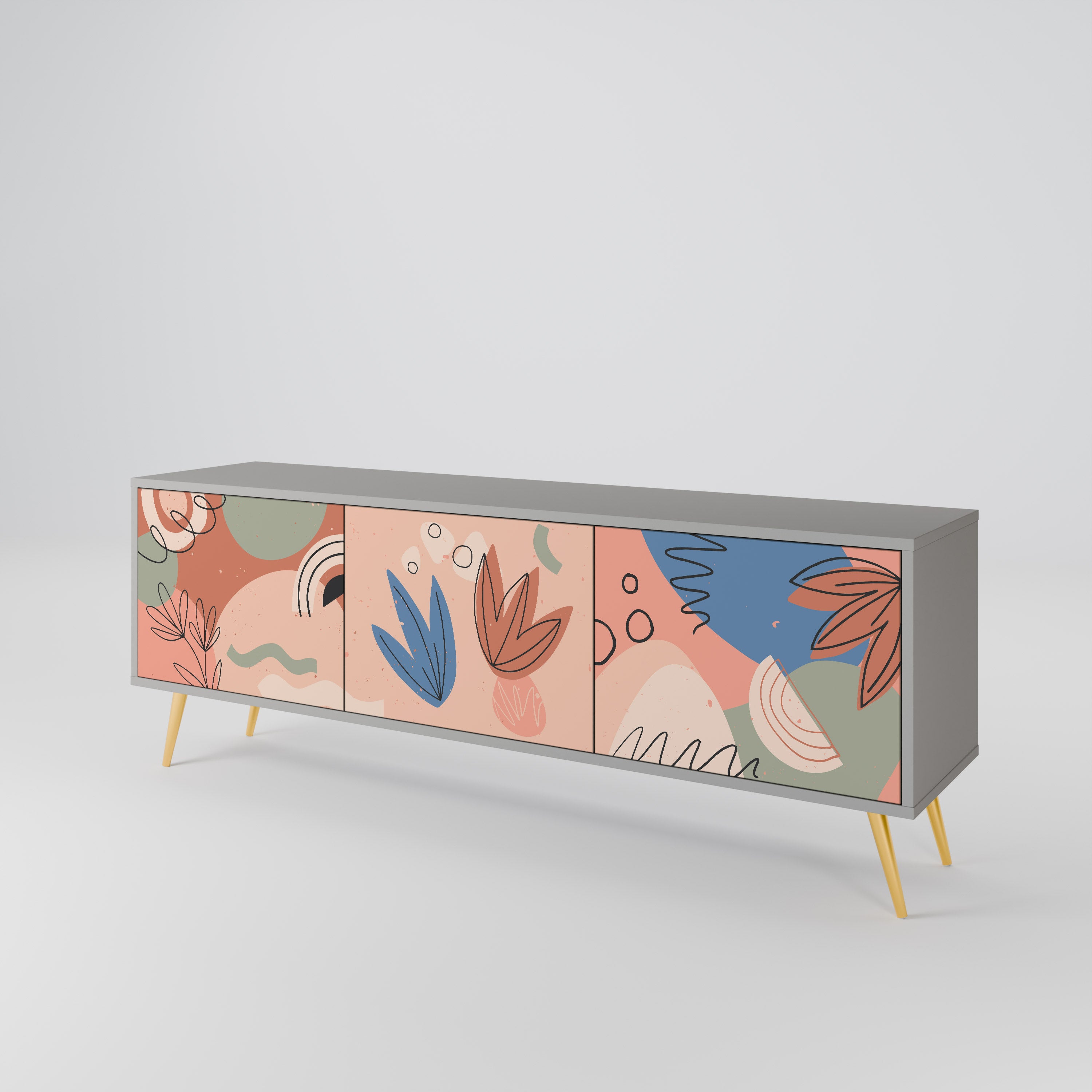 PASTEL DESTINY 3-Door TV Cabinet