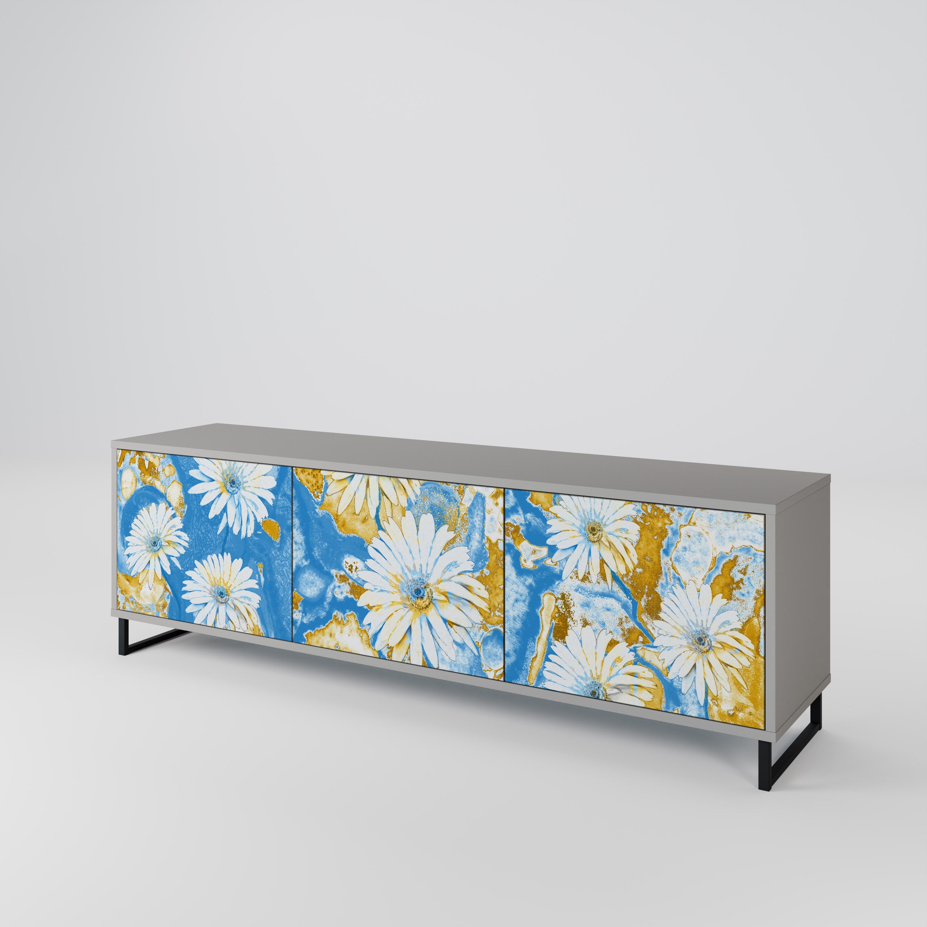 DAISY LUXE 3-Door TV Cabinet