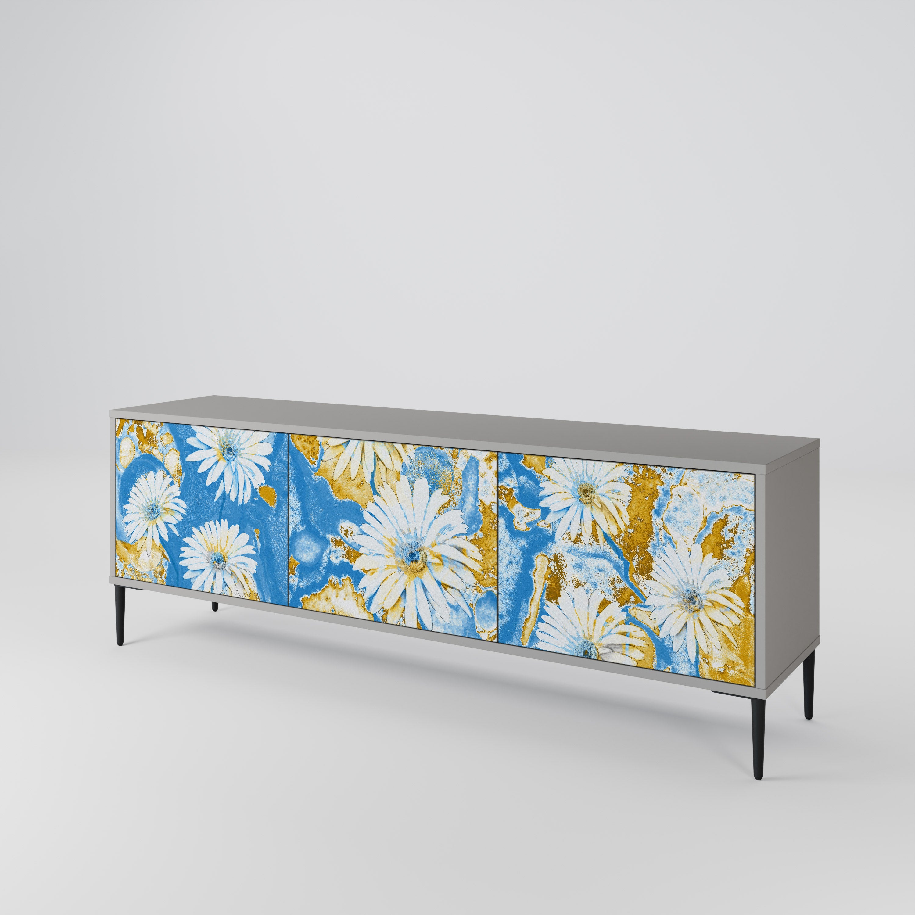 DAISY LUXE 3-Door TV Cabinet