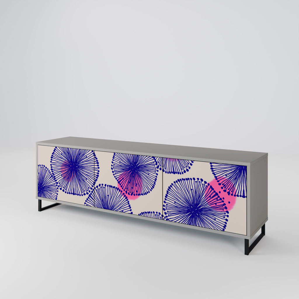 MAGIC NATURE TV-Lowboard mit 3 Türen in Grau