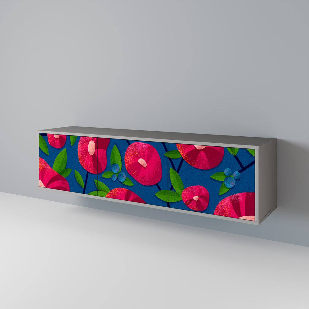 SPRING THOUGHTS TV-Lowboard mit 3 Türen in Grau