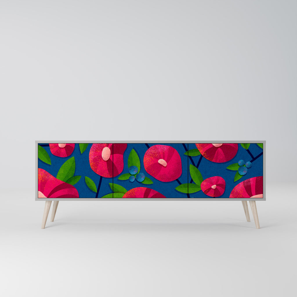 SPRING THOUGHTS TV-Lowboard mit 3 Türen in Grau