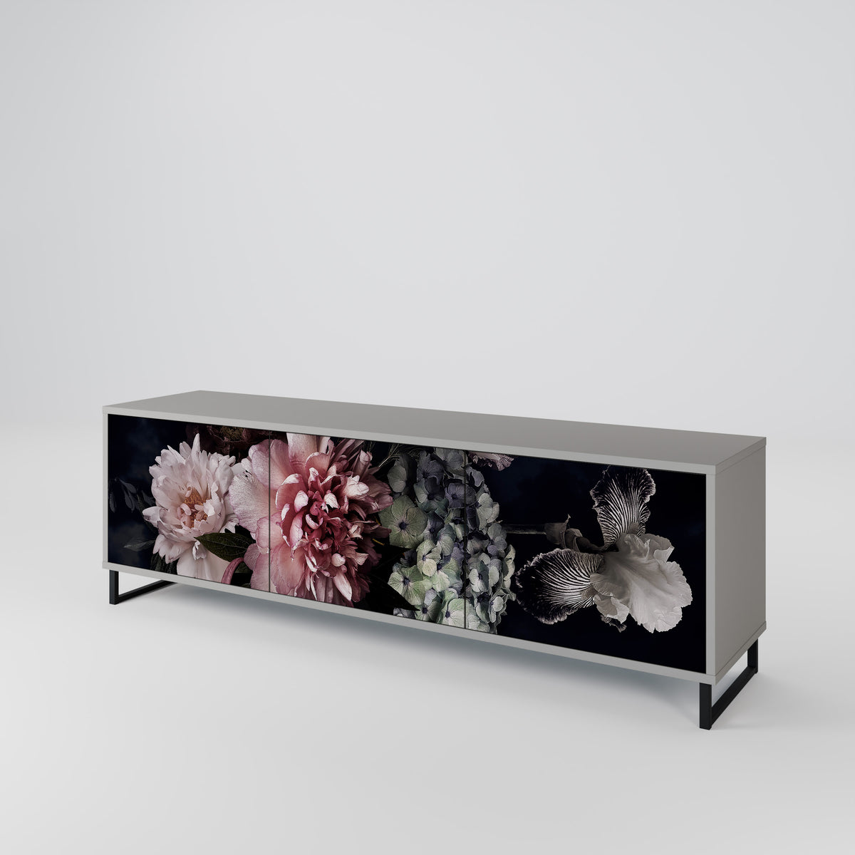 PURE BLOSSOM 3-türiges TV-Lowboard