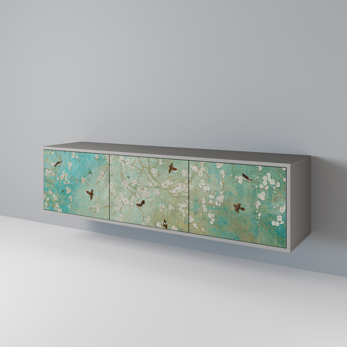 BLOOMING CHARM 3-türiges TV-Lowboard