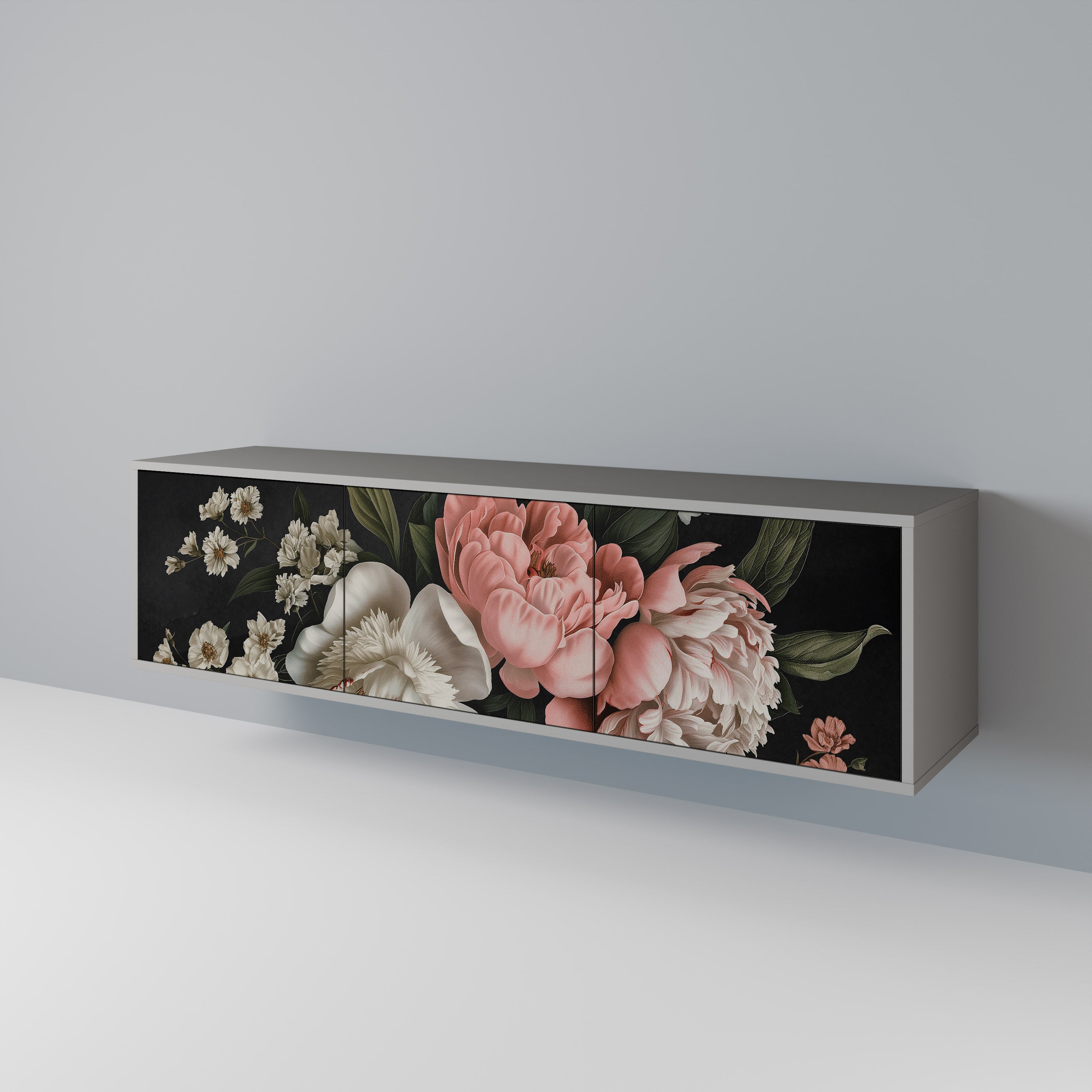 LUSH ELEGANCE 3-Door TV Cabinet