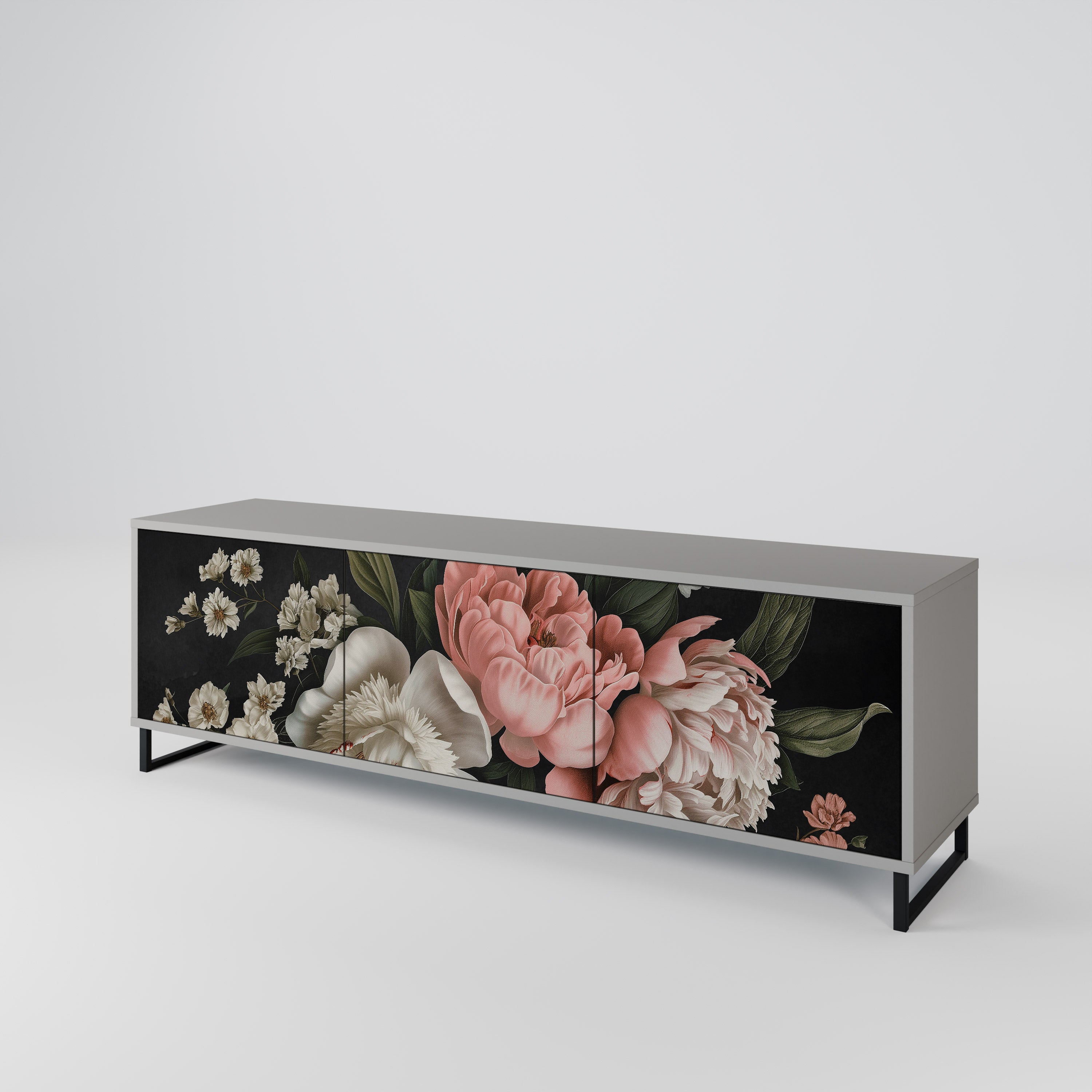 LUSH ELEGANCE 3-Door TV Cabinet