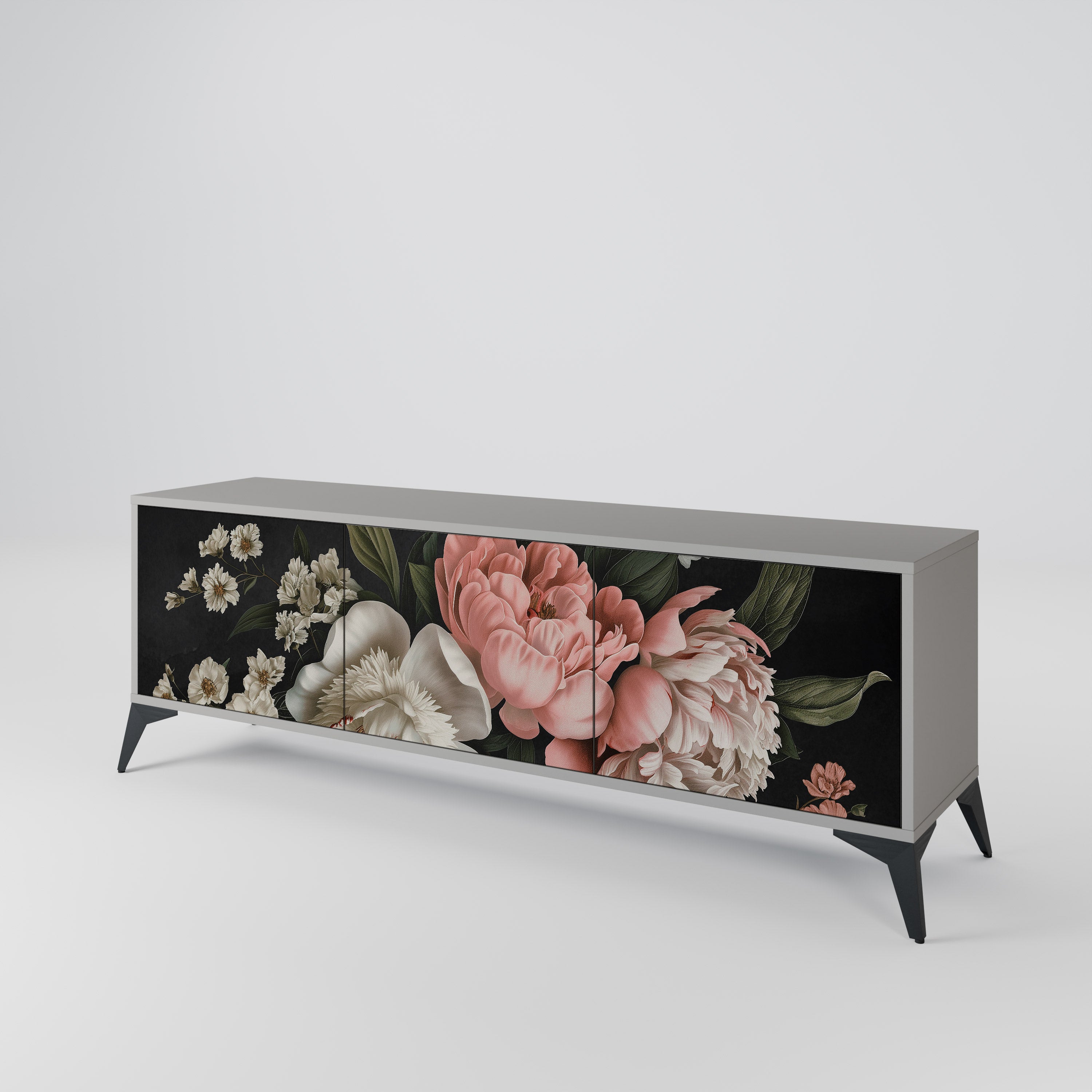 LUSH ELEGANCE 3-Door TV Cabinet