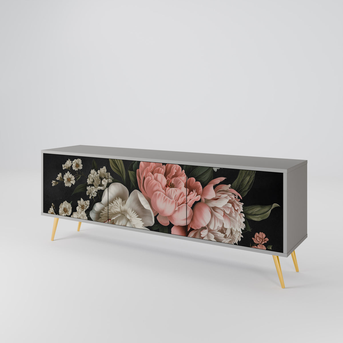 LUSH ELEGANCE 3-türiges TV-Lowboard
