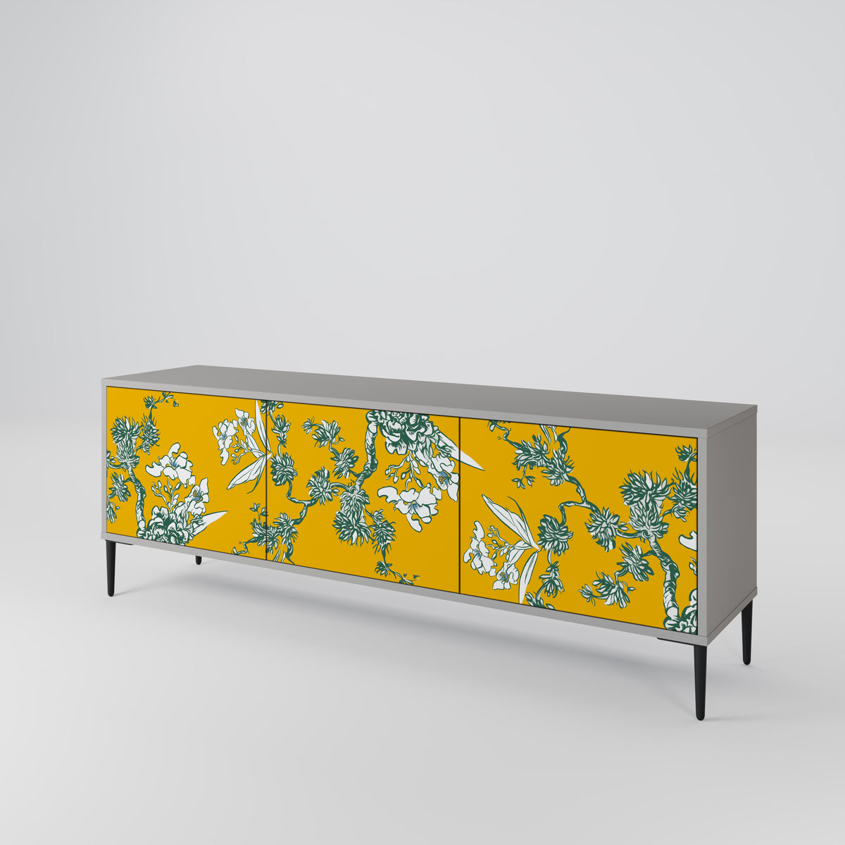 YELLOW CHINOISERIE 3-türiges TV-Lowboard