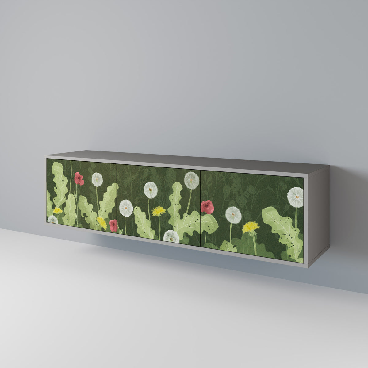 DANDELION AMUSE 3-türiges TV-Lowboard