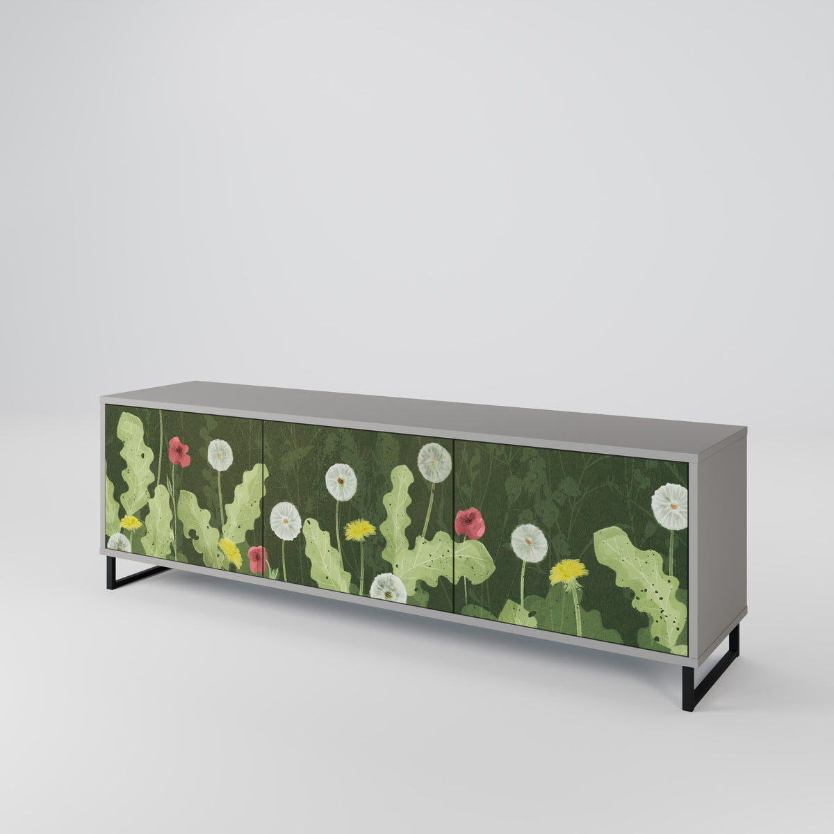 DANDELION AMUSE 3-türiges TV-Lowboard