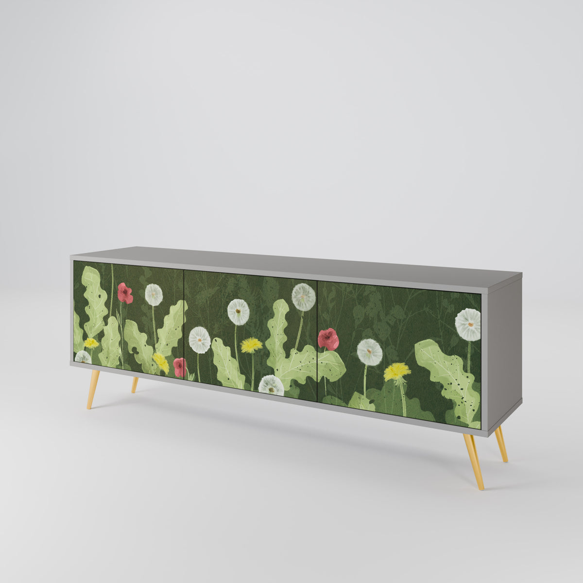 DANDELION AMUSE 3-türiges TV-Lowboard
