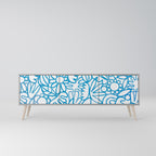 BLOOMY MORNING TV-Lowboard mit 3 Türen in Grau