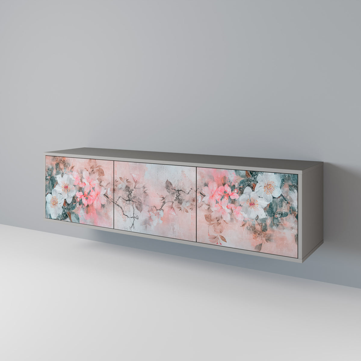 CHERRY BLOSSOM 3-türiges TV-Lowboard